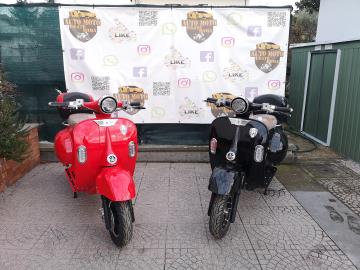 ALZA ITALIA ENGTIAN TH01 ROMANCE ELETTRICO 
Prezzo listino 2.495euro, in Promo a 1.995euro + messa su strada di 350euro. 

* Svariati colori disponibili * 
** Garanzia ufficiale 2 Anni o 30.000Km! **

PossibilitÃ  di finanziamento (Senza anticipo, Maxi rata, personalizzato). 

L'Alza Italia Romance Ã¨ uno scooter elettrico che punta tutto sul fascino del design retrÃ² (stile 