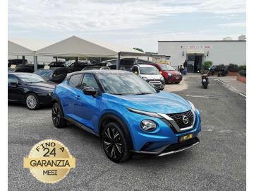 NISSAN JUKE DIG-T N-DESIGN  

Immatricolato 2021, 999cc, 114Cv/84Kw, 139.000Km, 5porte/5posti, Euro6D.

*** AUTO IDONEA PER NEOPATENTATI *** 

Il prezzo proposto di euro 10.900,00 Ã¨ legato alla promozione web che prevede un acquisto tramite finanziamento, Info in sede.

Il prezzo a Listino senza promo e senza vincoli Ã¨ di euro 13.300,00.

Rimangono sempre esclusi i costi :

-del passaggio di proprietÃ  pari ad euro 600,00

-messa su strada pari ad euro 400,00 che include l'attivazione della garanzia di 12 mesi completa, all'occorrenza controlli e o tagliando completo preconsegna (olio,filtro olio, filtro aria e tutti i componenti necessari al ripristino ivi compresi kit distribuzione), kit ruota di scorta o kit gonfiaggio, 12 mesi di garanzia estendibili a 24 36mesi in base al veicolo e copre i componenti non soggetti ad usura (dettagli in sede). 

Di serie con: Motore a 3 cilindri, cambio manuale a 6 rapporti, vetri e
specchielli elettrici, volante in pelle con comandi, Start Stop, computer di
bordo, Bracciolo centrale, Fari anteriori a LED, fendinebbia, Cruise control e limitatore di velocitÃ , Climatizzatore automatico, D-Mode (ModalitÃ  di guida), Display di assistenza avanzata alla guida TFT da 7'', Freno di stazionamento elettrico con funzione Auto Hold, Hill Start Assist, radio Touchscreen da 8